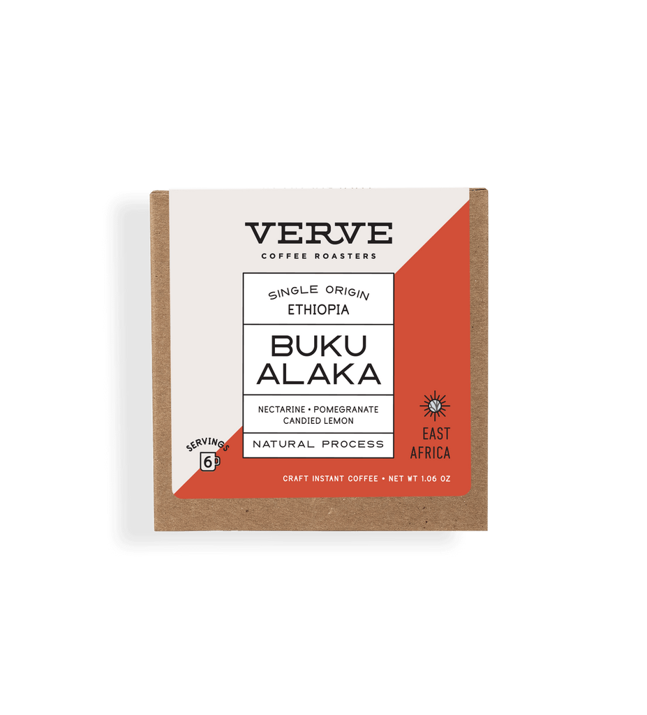 Ethiopia Buku Alaka Craft Instant Coffee 6 Pack by Verve Coffee