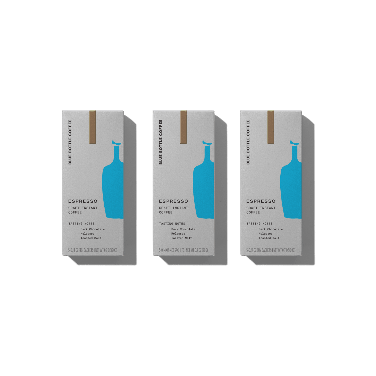 Craft Instant Espresso Three-Pack (15 Sachets) by Blue Bottle Coffee