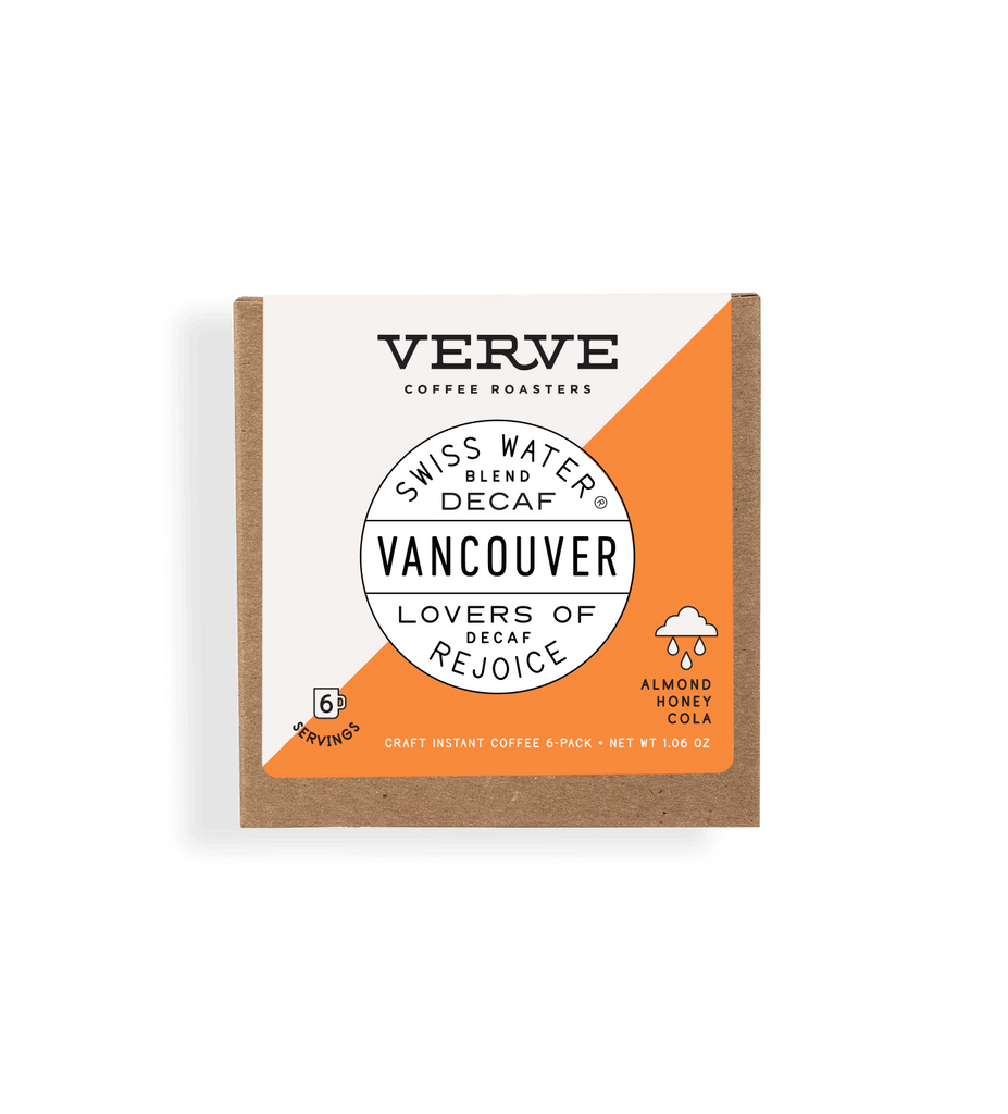 Vancouver Decaf Craft Instant Coffee 6 Pack by Verve Coffee