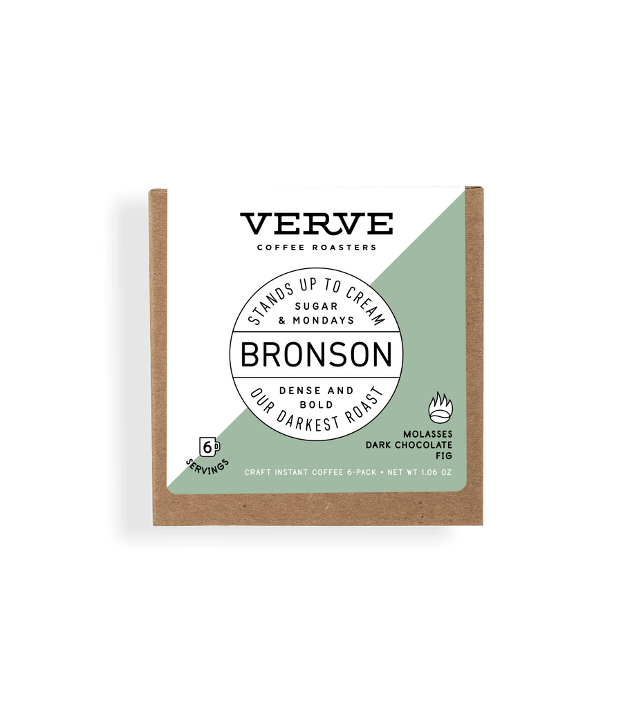 Bronson French Roast Craft Instant Coffee 6 Pack by Verve Coffee