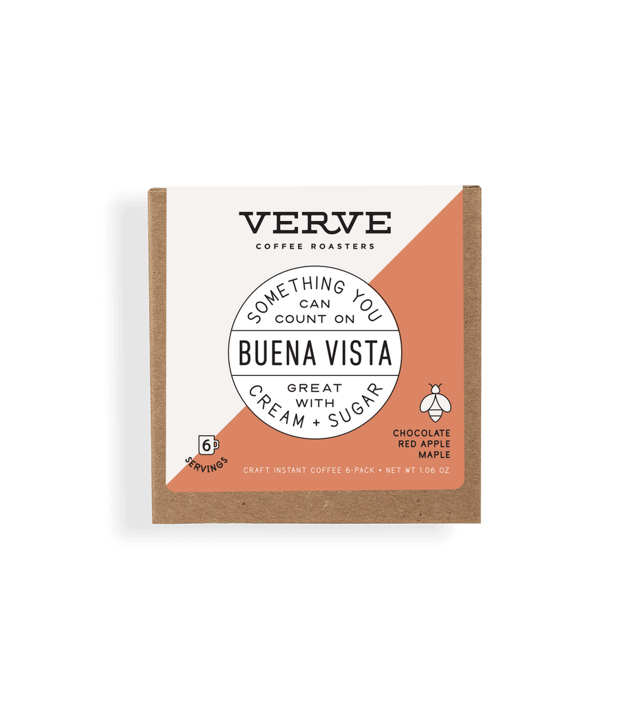 Buena Vista Dark Roast Craft Instant Coffee 6 Pack by Verve Coffee
